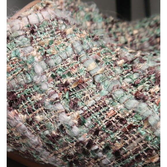 Sanita Shoes Womens 37 Clog Slip On Danish Woven Textile Brown Teal Comfort Walk - Picture 16 of 16